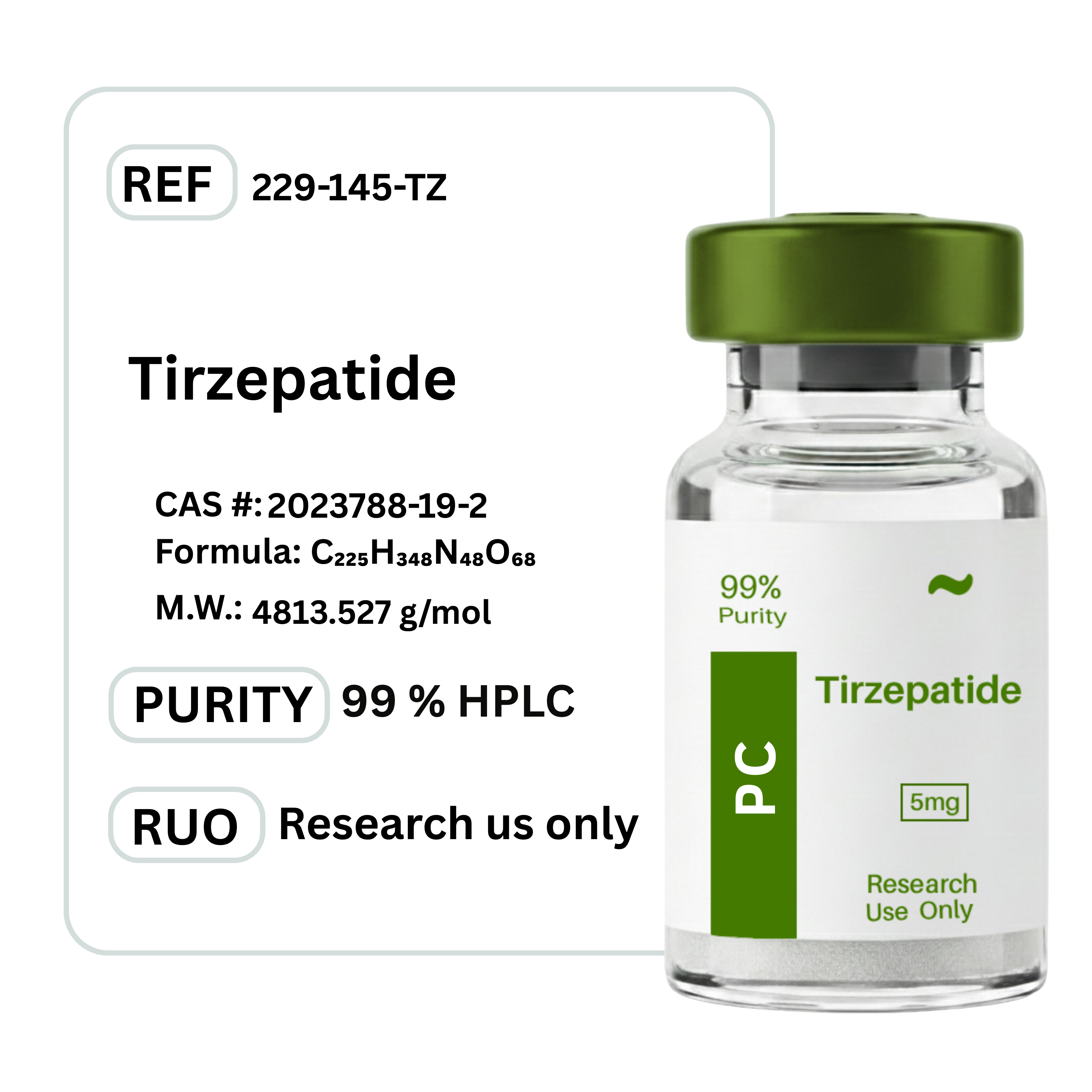 Tirzepatide - Premium Research Peptide